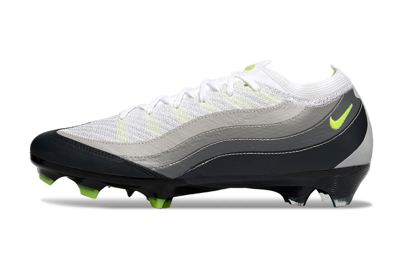 CHUTEIRA NIKE AIR ZOOM MERCURIAL VAPOR 16 ELITE CAMPO "AIR MAX 95" - CINZA E PRETA