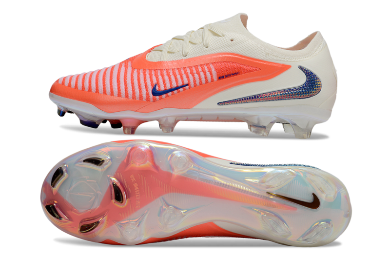 CHUTEIRA NIKE PHANTOM 6 ELITE CAMPO - BRANCA E VERMELHA