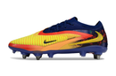CHUTEIRA NIKE PHANTOM 6 ELITE TRAVA MISTA "HAALAND" - AMARELA E AZUL