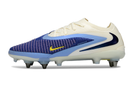 CHUTEIRA NIKE PHANTOM 6 ELITE TRAVA MISTA "FEAR NOTHING" - BRANCA E AZUL