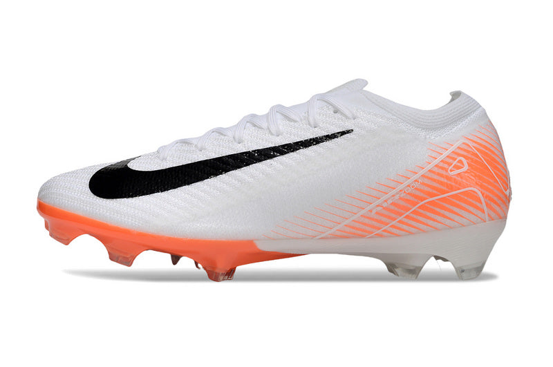 CHUTEIRA NIKE AIR ZOOM MERCURIAL VAPOR 16 ELITE CAMPO - BRANCA E LARANJA