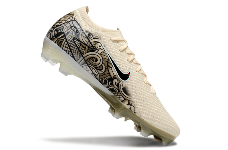 CHUTEIRA NIKE AIR ZOOM MERCURIAL VAPOR 16 ELITE CAMPO - BEGE E PRETA