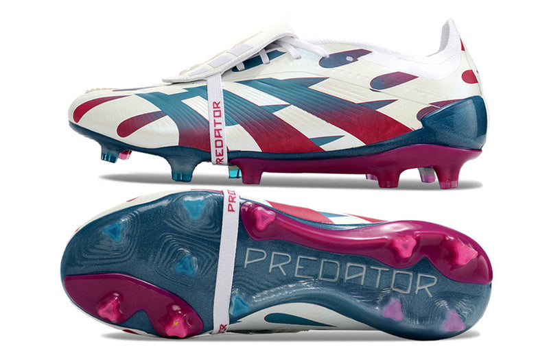 ADIDAS PREDATOR 24 FT ELITE CAMPO - BRANCA E VERMELHA