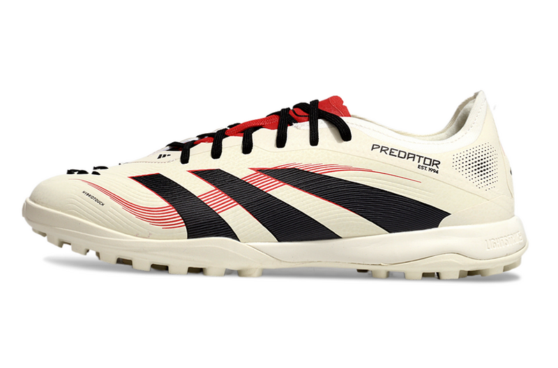 CHUTEIRA ADIDAS PREDATOR 25 ELITE SOCIETY - BEGE E VERMELHA