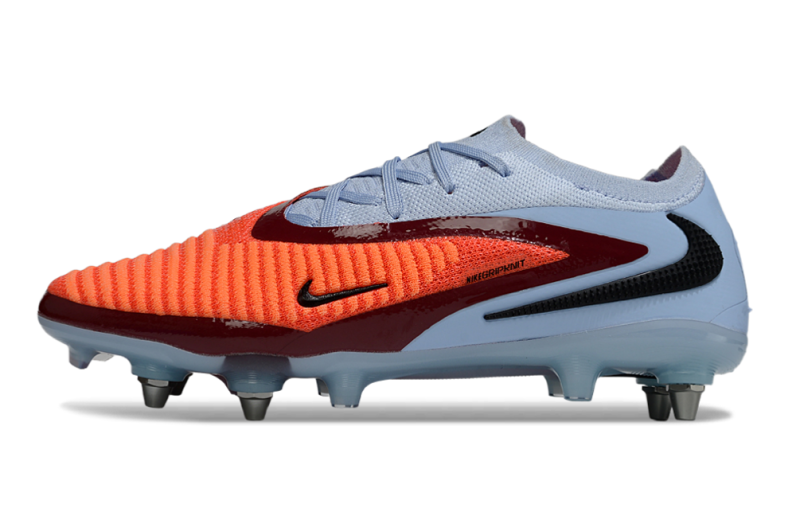 CHUTEIRA NIKE PHANTOM 6 ELITE TRAVA MISTA - AZUL E VERMELHA