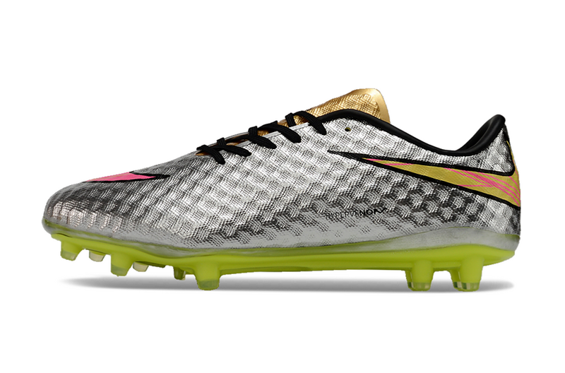 CHUTEIRA NIKE HYPERVENOM ELITE CAMPO - PRATA