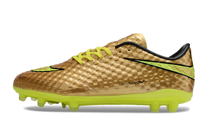 CHUTEIRA NIKE HYPERVENOM ELITE CAMPO - DOURADA