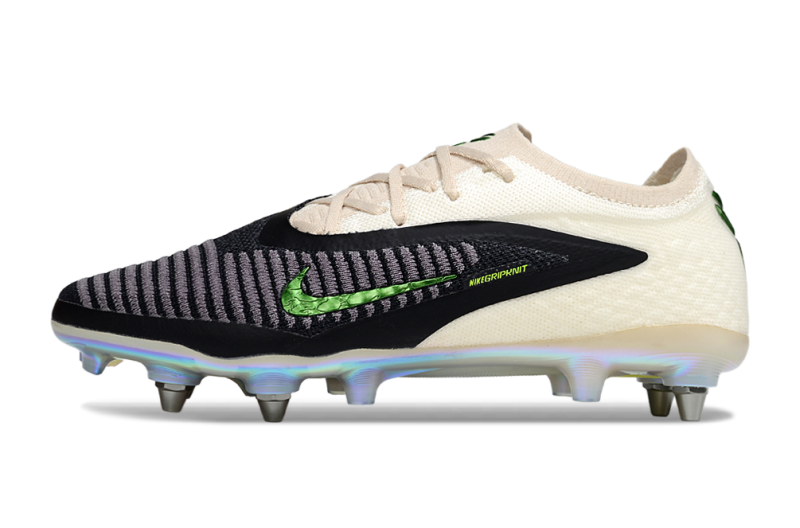 CHUTEIRA NIKE PHANTOM 6 ELITE TRAVA MISTA - BRANCA E PRETA