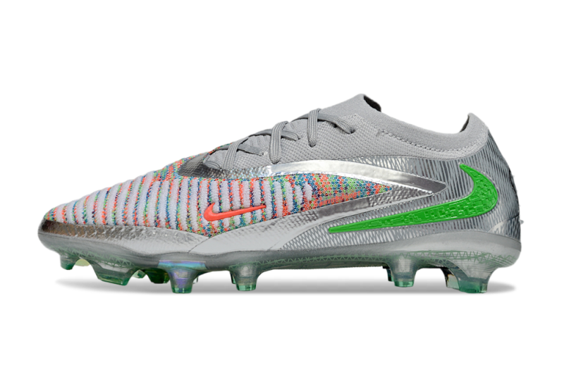 CHUTEIRA NIKE PHANTOM 6 ELITE CAMPO - CINZA E COLORIDA