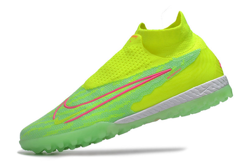 CHUTEIRA NIKE PHANTOM GX DYNAMIC FIT ELITE SOCIETY - AMARELA E VERDE