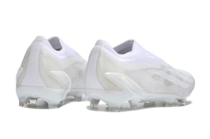 CHUTEIRA ADIDAS X CRAZYFAST+ CAMPO "PEARLIZED" - BRANCA