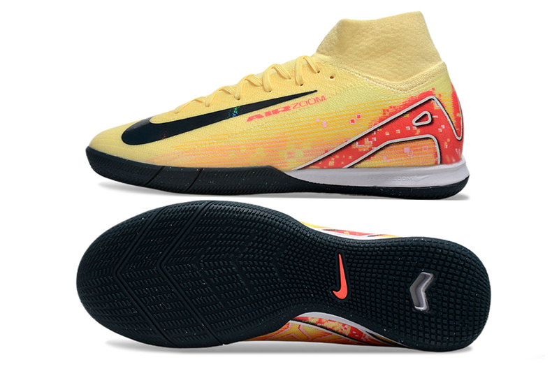 CHUTEIRA NIKE AIR ZOOM MERCURIAL SUPERFLY 10 ELITE FUTSAL - AMARELA E LARANJA