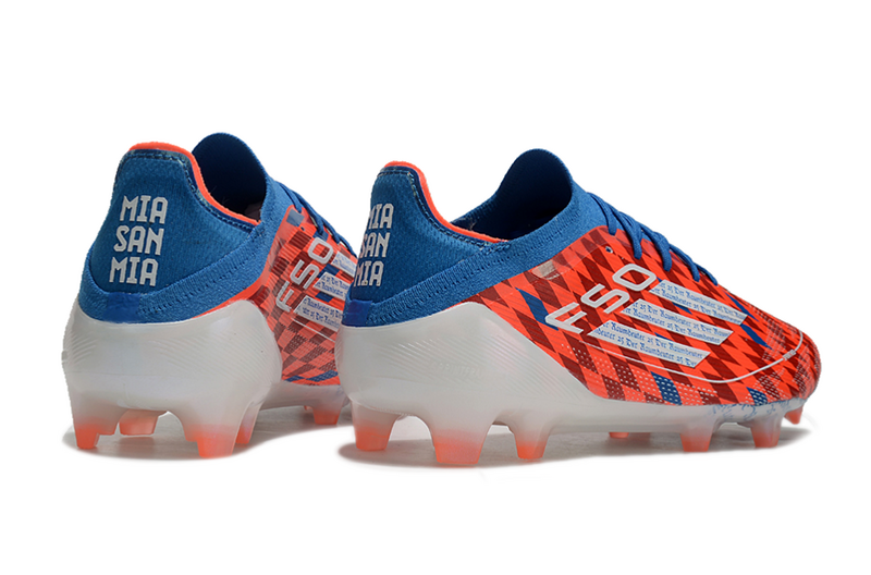 ADIDAS F50.1 ELITE CAMPO - VERMELHA E AZUL
