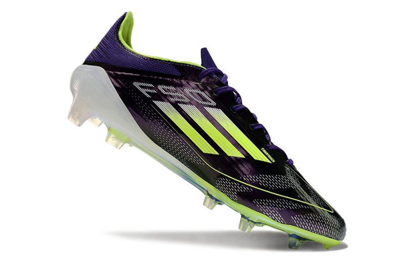 CHUTEIRA ADIDAS F50 ELITE CAMPO "FAST REBORN" - ROXA E VERDE