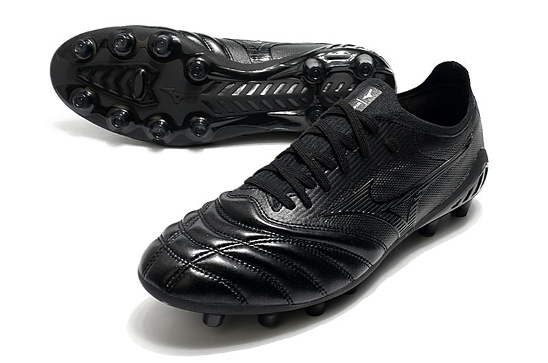 CHUTEIRA MIZUNO MORELIA NEO III JAPAN CAMPO - PRETA