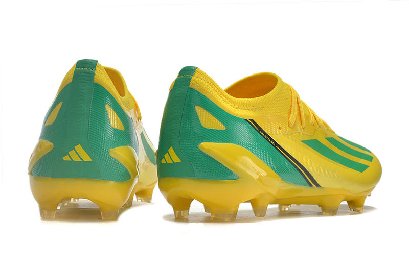 CHUTEIRA ADIDAS X CRAZYFAST.1 CAMPO - VERDE E AMARELA