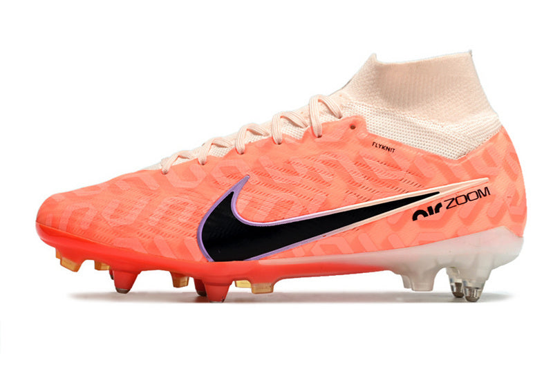 CHUTEIRA NIKE AIR ZOOM MERCURIAL SUPERFLY 9 ELITE TRAVA MISTA FIXA "UNITED" - LARANJA