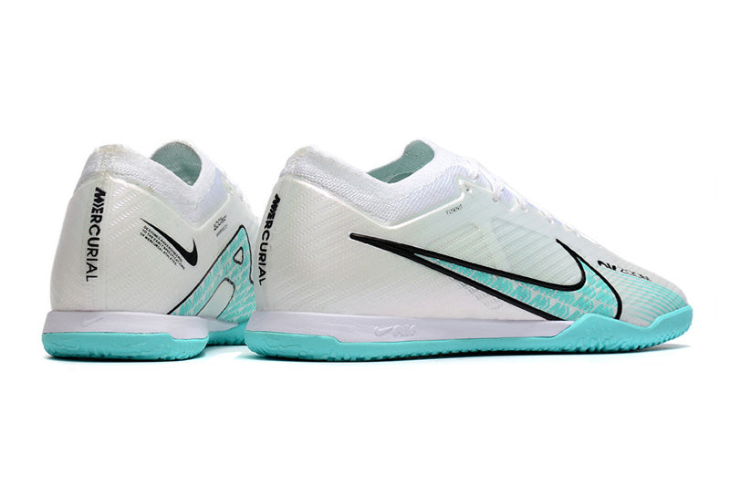CHUTEIRA NIKE AIR ZOOM MERCURIAL VAPOR 15 ELITE FUTSAL - BRANCA E AZUL
