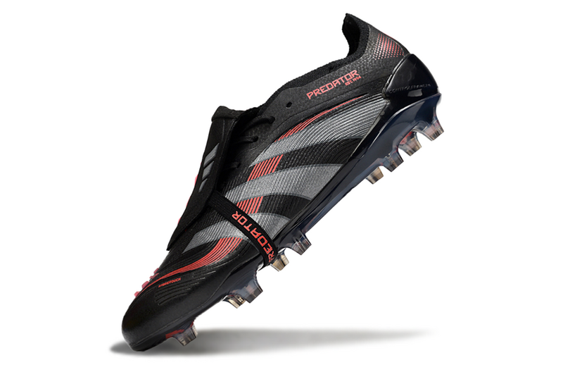 ADIDAS PREDATOR 25 FT ELITE CAMPO - PRETA E VERMELHA