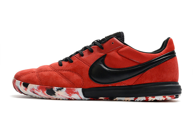 CHUTEIRA NIKE PREMIER II SALA FUTSAL - VERMELHA E PRETA