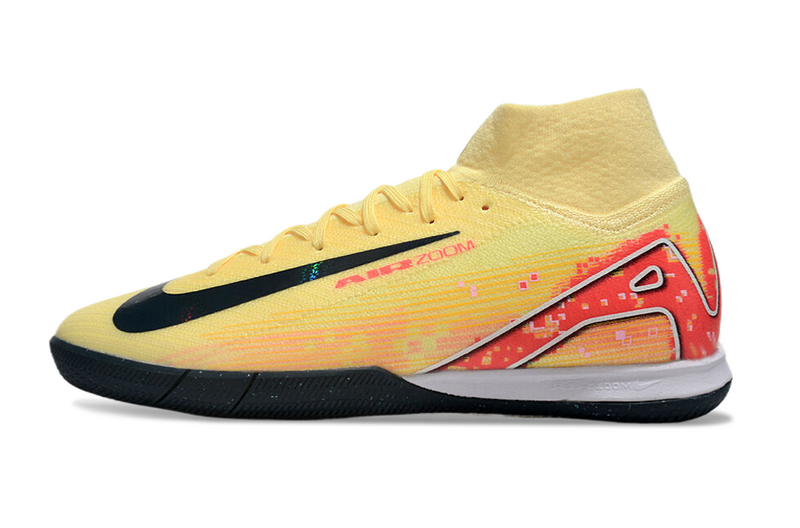 CHUTEIRA NIKE AIR ZOOM MERCURIAL SUPERFLY 10 ELITE FUTSAL - AMARELA E LARANJA