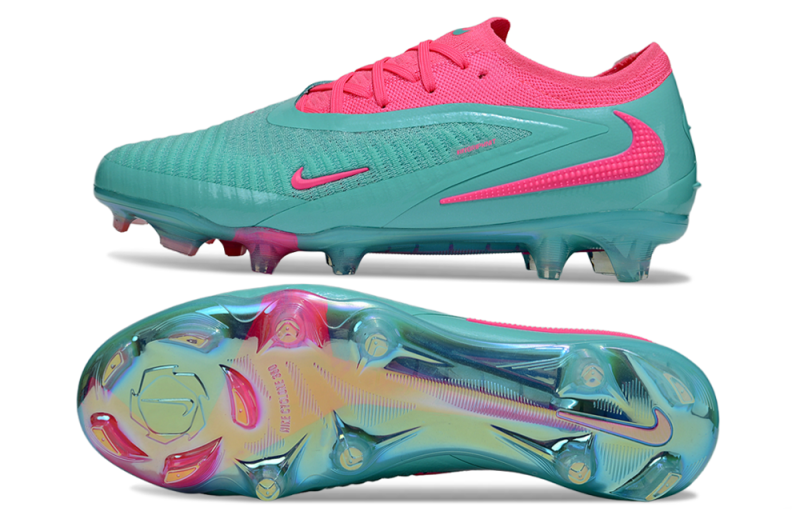 CHUTEIRA NIKE PHANTOM 6 ELITE CAMPO - AZUL E ROSA