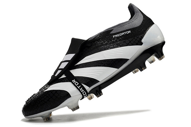 ADIDAS PREDATOR 24 FT ELITE CAMPO - PRETA E BRANCA