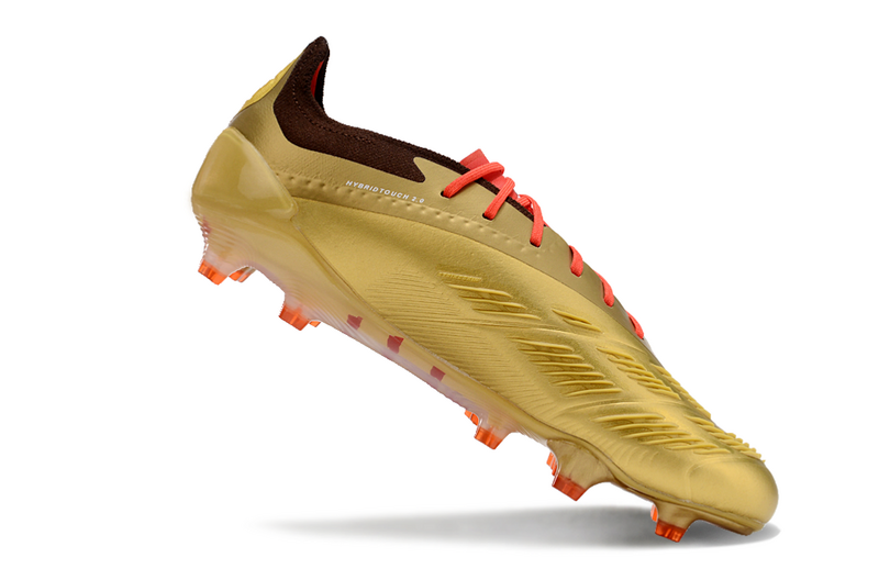 ADIDAS PREDATOR 24 ELITE CAMPO - DOURADA E BRANCA