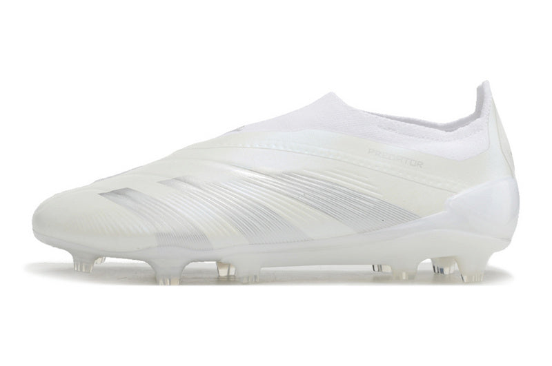ADIDAS PREDATOR 24 LACELESS ELITE CAMPO "PEARLIZED" - BRANCA
