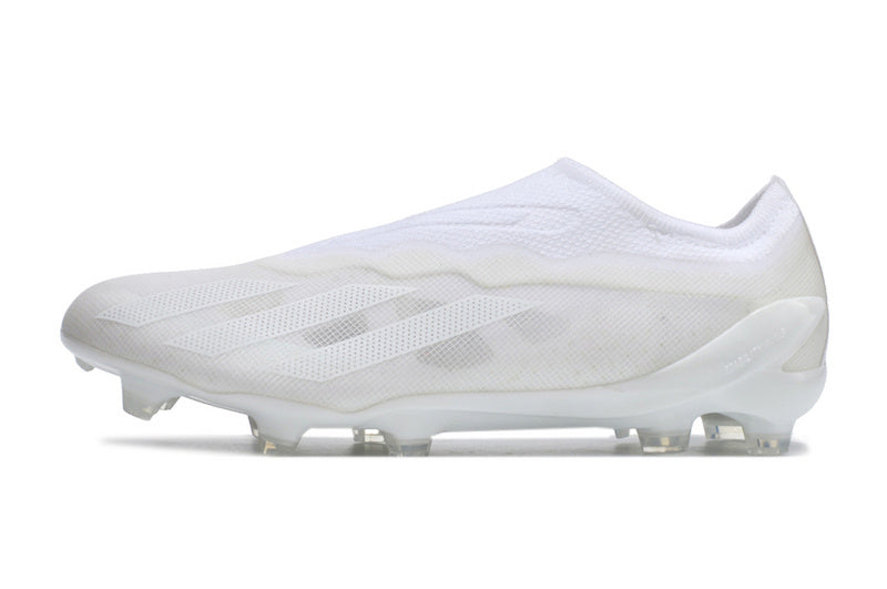 CHUTEIRA ADIDAS X CRAZYFAST+ CAMPO "PEARLIZED" - BRANCA