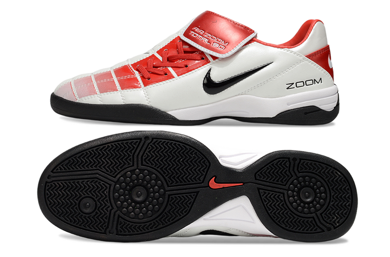 CHUTEIRA NIKE AIR ZOOM TOTAL 90 III FUTSAL - BRANCA E VERMELHA