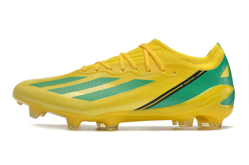 CHUTEIRA ADIDAS X CRAZYFAST.1 CAMPO - VERDE E AMARELA