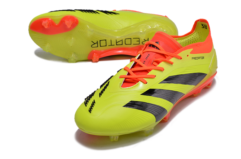 ADIDAS PREDATOR 24 ELITE CAMPO "SOLAR ENERGY" - LARANJA E AMARELA
