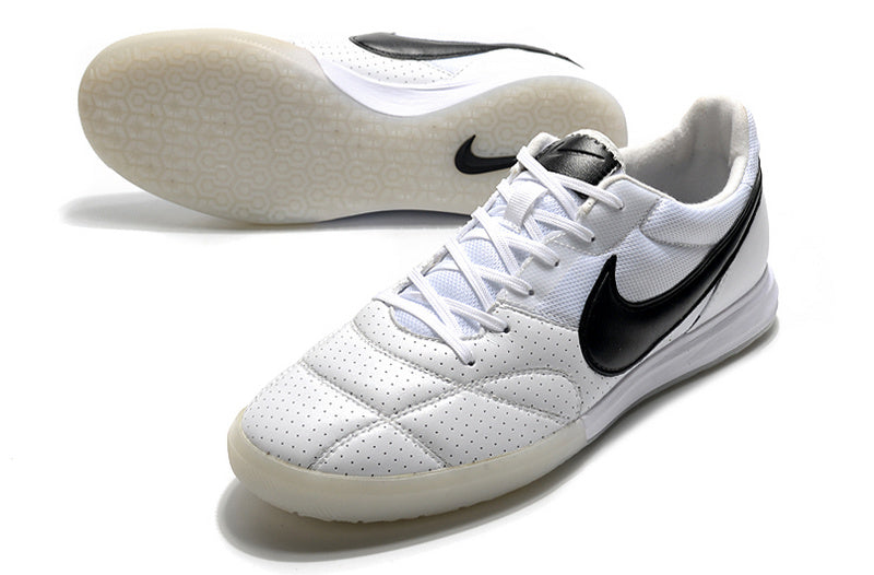 CHUTEIRA NIKE PREMIER II SALA FUTSAL - BRANCA E PRETA