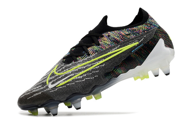 CHUTEIRA NIKE GX ELITE TRAVA MISTA FIXA - PRETA E VERDE