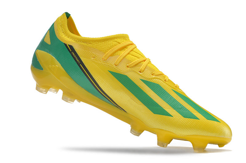 CHUTEIRA ADIDAS X CRAZYFAST.1 CAMPO - VERDE E AMARELA