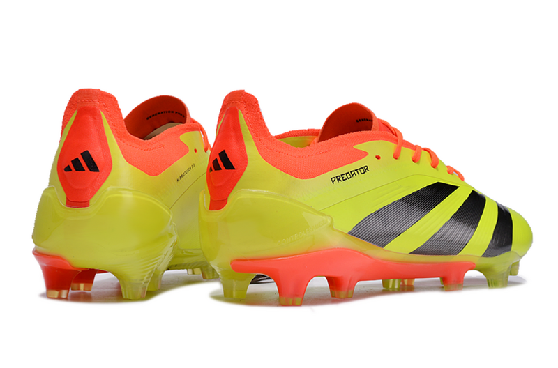 ADIDAS PREDATOR 24 ELITE CAMPO "SOLAR ENERGY" - LARANJA E AMARELA