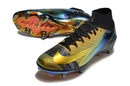 CHUTEIRA NIKE AIR ZOOM MERCURIAL SUPERFLY 10 ELITE TRAVA MISTA "COSMIC SPEED" - PRETA