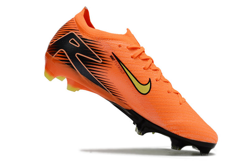 CHUTEIRA NIKE AIR ZOOM MERCURIAL VAPOR 16 ELITE CAMPO - LARANJA E AMARELA