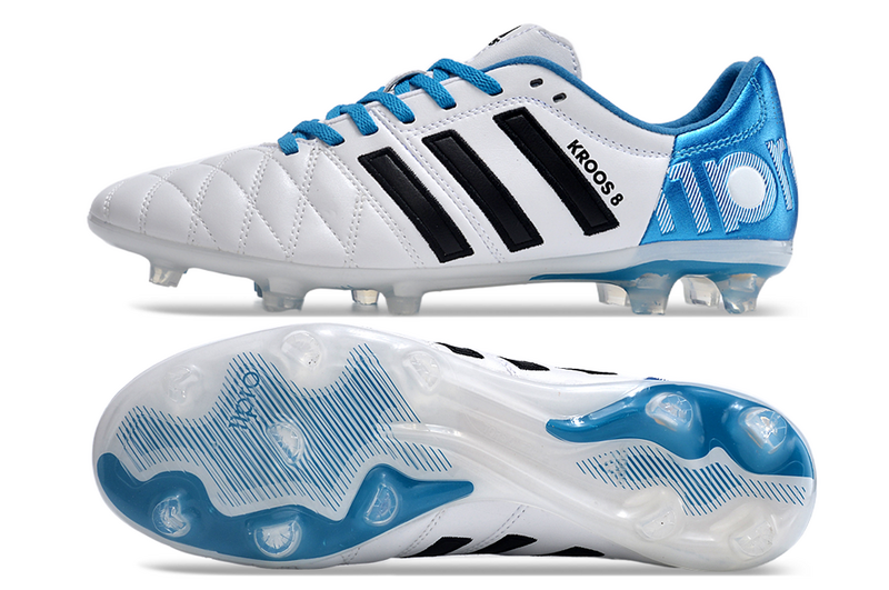 ADIDAS ADIPURE 11 PRO CAMPO "TONI KROOS" - BRANCA E AZUL