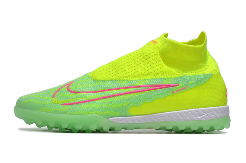 CHUTEIRA NIKE PHANTOM GX DYNAMIC FIT ELITE SOCIETY - AMARELA E VERDE