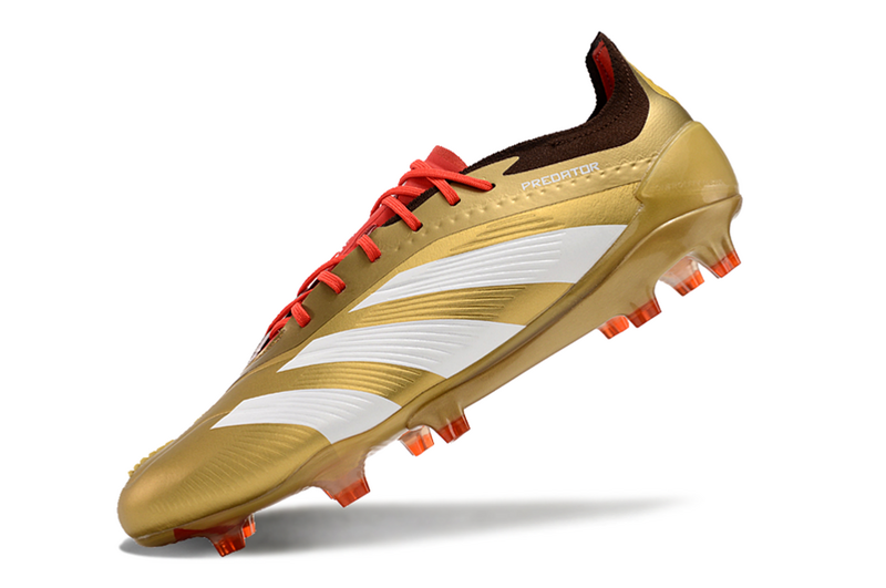 ADIDAS PREDATOR 24 ELITE CAMPO - DOURADA E BRANCA