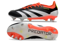 ADIDAS PREDATOR 24 ELITE TRAVA MISTA "SOLAR ENERGY" - PRETA, LARANJA E BRANCA
