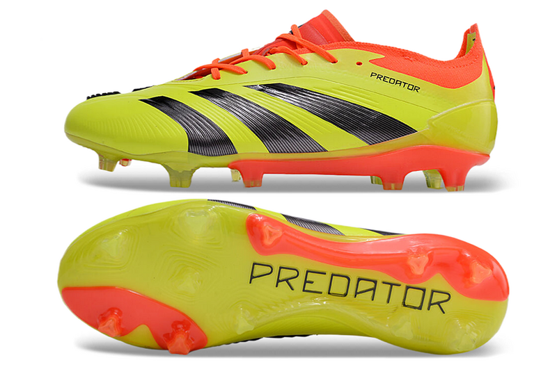ADIDAS PREDATOR 24 ELITE CAMPO "SOLAR ENERGY" - LARANJA E AMARELA