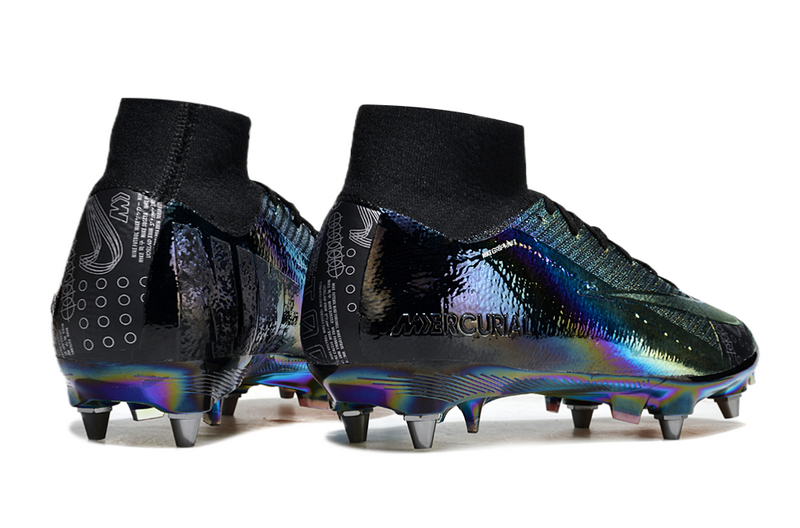 CHUTEIRA NIKE AIR ZOOM MERCURIAL SUPERFLY 10 ELITE TRAVA MISTA "COSMIC SPEED" - PRETA