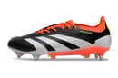 ADIDAS PREDATOR 24 ELITE TRAVA MISTA "SOLAR ENERGY" - PRETA, LARANJA E BRANCA