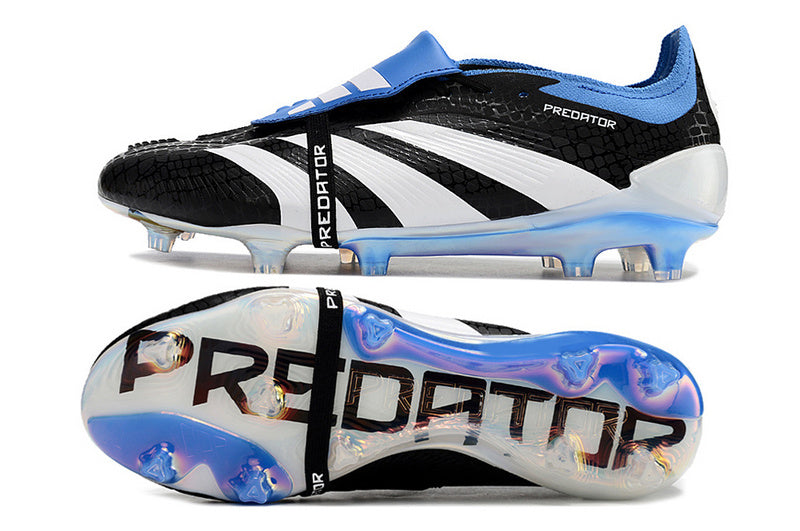 ADIDAS PREDATOR 24 FT ELITE CAMPO ''STELLAR ICON'' - PRETA E AZUL