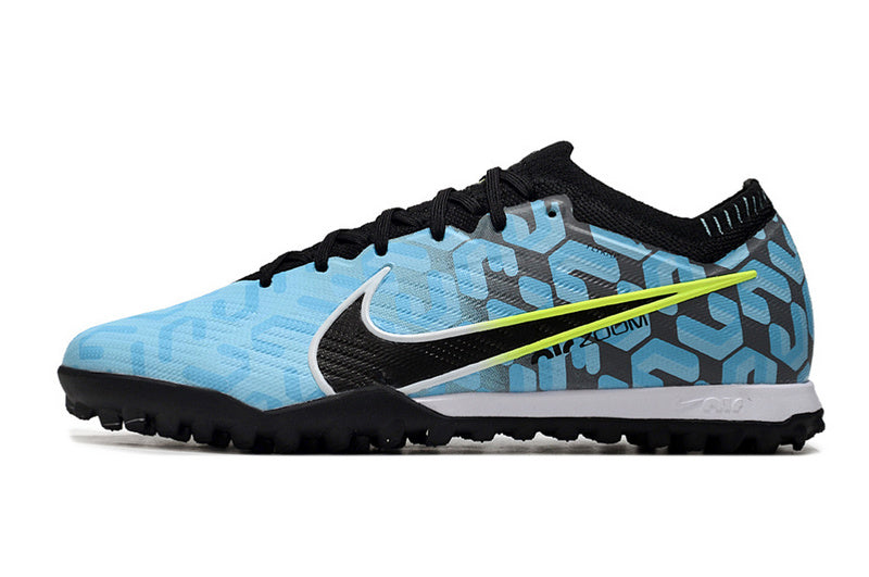 CHUTEIRA NIKE MERCURIAL AIR ZOOM VAPOR 15 ELITE SOCIETY - AZUL E PRETA