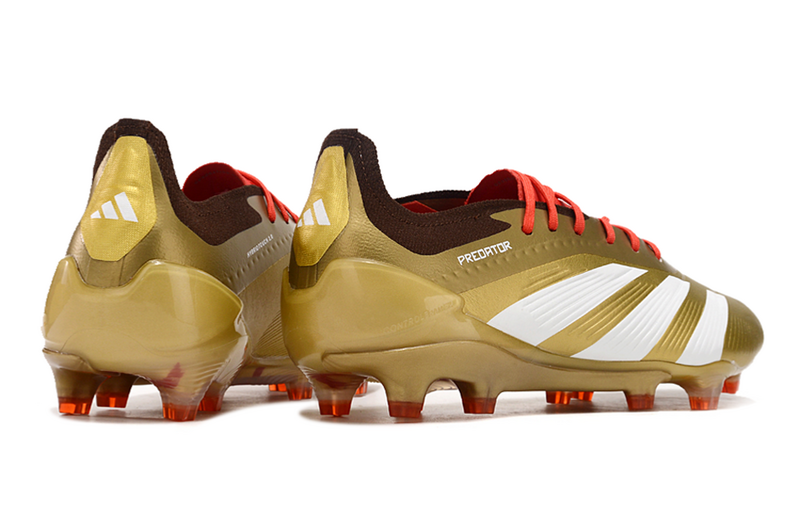 ADIDAS PREDATOR 24 ELITE CAMPO - DOURADA E BRANCA