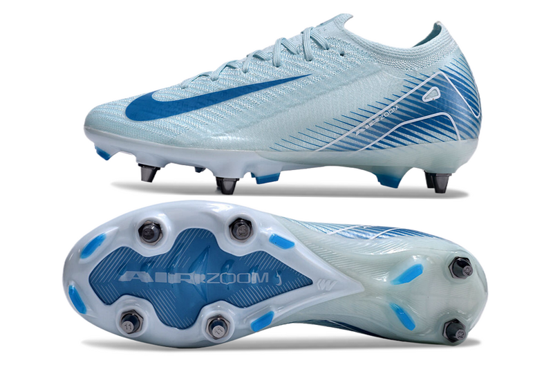 CHUTEIRA NIKE AIR ZOOM MERCURIAL VAPOR 16 ELITE TRAVA MISTA "MAD AMBITION" - AZUL